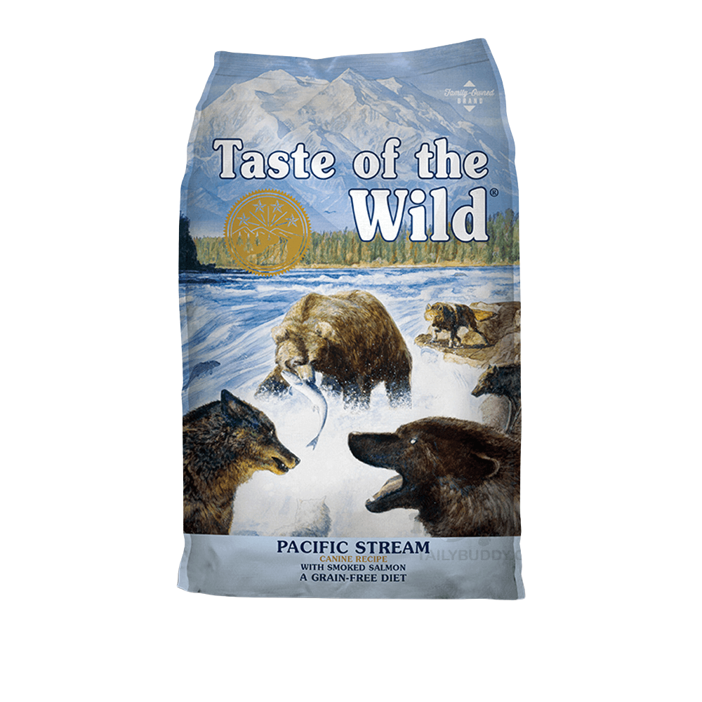 อาหารสุนัข Taste of the Wild Pacific Stream สูตรเนื้อปลาแซลมอนรมควัน 2.27 กก.